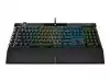 CORSAIR K100 RGB Optical Mechanical Gaming Keyboard Backlit RGB LED OPX RAPIDFIRE Black PBT Keycaps