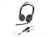 HP Poly Blackwire 5220 Blackwire 5200 series headset on-ear wired active noise cancelling 3.5mm jack USB-A black