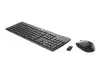 HP T6L04AA HP slim wireless keyboard (HUN) + optical mouse, 1000dpi, 2.4GHz, 1yr