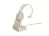 JABRA Evolve2 65 UC Mono Headset on-ear convertible Bluetooth wireless USB-C noise isolating beige