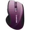 CANYON 2.4Ghz wireless mouse, optical tracking - blue LED, 6 buttons, DPI 1000/1200/1600, Purple pearl glossy