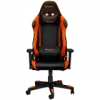CANYON Deimos GС-4, Gaming chair, PU leather, Original foam and Cold molded foam, Metal Frame, Top gun mechanism, 90-165 dgree, 3D armrest, Class 4 gas lift, Nylon 5 Stars Base, 60mm PU caster, black+Orange.
