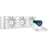 DeepCool LT720 WH, 360mm CPU Liquid Cooler, 3x120mm FK120 PWM Fans, ARGB Multidimensional Infinity Mirror Top Cap, White, LGA 2066/2011-v3/2011/1700/1200/115x, AMD sTRX4/sTR4/AM5/AM4, 5Y, R-LT720-WHAMNF-G-1