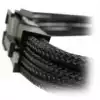 GELID 8pin EPS Power extension cable 30cm individually sleeved BLACK, 18 AWG