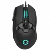 LORGAR Stricter 579, gaming mouse, 9 programmable buttons, Pixart PMW3336 sensor, DPI up to 12 000, 50 million clicks buttons lifespan, 2 switches, built-in display, 1.8m USB soft silicone cable, Matt UV coating with glossy parts and RGB lights with 4 LED flowing modes, size: 131*72*41mm, 0.127kg, black