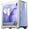 MSI MPG GUNGNIR 300R AIRFLOW WHITE, Mid-Tower, E-ATX/ATX/M-ATX/ITX, 2x USB 3.2 Gen 1 Type-A, 1x USB 3.2 Gen 2x2 Type-C, 1x Audio/1x Mic, LED Switch Button, ARGB Hub, 4x 120mm ARGB Fans, 1mm Perforated Front Panel, 3mm Tempered Glass