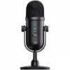 Razer Seiren V2 Pro, Professional-grade USB Microphone for Streamers, 30 mm Dynamic Microphone, High Pass Filter, Analog Gain Limiter, Frequency response: 20Hz, MAX SPL: 120 dB