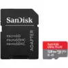 SanDisk High Endurance microSDXC 128GB + SD Adapter - for dash cams & home monitoring, up to 10,000 Hours, Full HD / 4K videos, up to 100/40 MB/s Read/Write speeds, C10, U3, V30