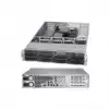 Supermicro server chassis Rackmount 2U w/ 500W Redundant 80 Plus Platinum Level Certified Power Supply w/ PMBus, for Motherboard up to 13.68in x 16.5in E-ATX maximum size - Includes 8x 3.5in Hot-Swap SAS/SATA Drive Bays, SAS/SATA Backplane, DVD-ROM