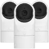 UBIQUITI G3 Flex 3-pack; FHD (2MP) video resolution; Versatile table or ceiling mounting; 6 m (20 ft) IR night vision; Connect and power using PoE; Record audio with an integrated microphone; Weather-resistant (outdoor covered).