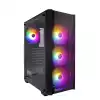 1stPlayer Кутия Case ATX - Fire Dancing V4 RGB - 4 fans included