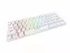 Gamdias геймърска клавиатура Gaming Keyboard Mechanical - HERMES E3 RGB - White, 61 keys, 1000Hz