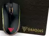 Gamdias геймърска мишка с подложка Gaming Mouse - ZEUS E2 OPTICAL + PAD NYX E1 - 3200dpi, backlight