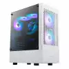 Gamdias кутия Case ATX - TALOS E3 MESH White - aRGB, Tempered Glass