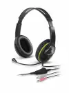 Genius слушалки с микрофон Headset HS-400A - 3.5 mm, Mic, Black/Green