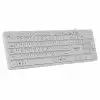 Makki нископрофилна кирилизирана клавиатура Keyboard USB BG - Low profile Chocolate - KB-C14 White