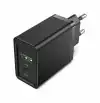 Vention бързо зарядно Fast Charger Wall - QC4.0, PD Type-C + QC3.0 USB A, 20W Black - FBBB0