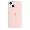 Apple iPhone 13 mini Silicone Case with MagSafe - Chalk Pink