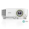 BenQ EW600, Wireless Android-based Smart Projector, DLP, WXGA (1280x800), 16:10, 3600 Lumens, 20000:1, Zoom 1.1x, Speaker 2W, USB Reader for PC-Less Presentations, Built-in Firefox, BT 4.0, Dual Band WiFi, 3D, Lamp 200W, up to 15000 hrs, 2.5 Kg, White