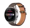Каишка за часовник Huawei Watch 3 pro Galileo-L40E, 1.43", Amoled,466x466, 2GB+16GB, BT(2.4 GHz, supports BT5.2 and BR+BLE), e-Sim*(If supported by the operator), WR 5ATM, GPS, WiFi, Battery 790mAh, Harmony OS, APP Galery, Brown Leather strap