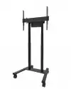 Neomounts Motorised Mobile Stand incl. storage box, 10 cm. Wheels Floor - VESA 100x100 up to 800x600