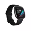 Смартчасовник Fitbit Sense, Carbon Graphite Stainless Steel