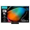 Телевизор Hisense 55" U8KQ, 4K Ultra HD 3840x2160, ULED Pro, FALD, Quantum Dot, 144Hz, IPS, HDR 10+, HLG, Dolby Vision IQ, Dolby Atmos, Smart TV, WiFi 5GHz, WiFi Direct, BT, Anyview Cast, 4xHDMI, 2xUSB, LAN, CI+, DVB-T2/C/S2, Black