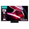 Телевизор Hisense 65" UXKQ, 4K Ultra HD 3840x2160, ULED X, FALD, Quantum Dot, 144Hz, IPS, HDR 10+, HLG, Dolby Vision IQ, Dolby Atmos, Smart TV, WiFi 6E, WiFi Direct, BT, Anyview Cast, 4xHDMI, 2xUSB, LAN, CI+, DVB-T2/C/S2, Black