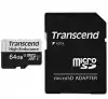 Transcend 64GB micro SD w/ adapter U1, High Endurance