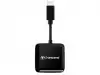 Transcend SD/microSD Card Reader, USB 3.2 Gen 1, Black, Type C