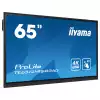 Дисплей IIYAMA TE6512MIS-B3AG, 65" IPS Panel, Anti-Glare, 16:9, 3840x2160, 400cd/m2, 1200:1, 8ms, PureTouch-IR, VGA, 3x HDMI, USB-C, 5x USB, RS232c, LAN, IR, SPDIF, HDMI Out, Speakers, WiFi, Quad core A55, 8GB RAM, 64GB, OPS Slot, Bluetooth, Android 11, VESA, Black