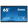 Дисплей IIYAMA TE6514MIS-B2AG, 65" VA Panel, AntiGlare, 16:9, 3840x2160, 435cd/m2, 4000:1, 6.5ms, PureTouch-IR+, DP, 4x HDMI, 2x USB-C, RS232, LAN, IR, HDMI Out, SPDIF, 4x USB, Android 13 OS, Google EDLA Certified, iiWare 12E, WiFi, BT, 24/7, 8GB, 64GB, OPS Slot, VESA, Black