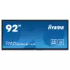 Дисплей IIYAMA TE9218UWI-B1AG, 91.5", VA panel, AG, 21:9, 5K UHD 5120x2160, 500cd/m2, 4000:1, 6.5ms, PureTouch-IR⁺, Android 13, WiFi 6, A76*4+A55*4, 8GB, 64GB, Microsoft Teams Front Row, 4x HDMI, DP, 2x USB-C, RS232c, 2x LAN, 6x USB, HDMI Out, 8-array Mic, 16/7, VESA, Black