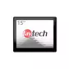 Монитор Faytech 4010077706 FT15TMCAPOB, 15", Optically bonded, 10-Finger-Multi Touch Capacitive, 4:3, 1024 x 768, 420cd/m2, 800:1, AG, 7H, VGA, HDMI, DP, USB-B, PC-Audio, 12V DC-In, IP 65 front / IP40 back, Speakers, 24/7, VESA, 6 x Clamp support, Black