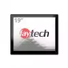 Монитор Faytech 4010077709 FT19TMCAPOB, 19", Optically bonded, 10-Finger-Multi Touch Capacitive, 5:4, 1280 x 1024, 250cd/m2, 1000:1, AG, 7H, VGA, HDMI, DP, USB-B, PC-Audio, 12V DC-In, IP 65 front / IP40 back, Speakers, 24/7, VESA, 6 x Clamp support, Black