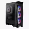 Кутия за настолен компютър Aerocool Aero One Frost с прозрачен панел от закалено стъкло AERO_ONE_FROST-G-BK-V1 - черна