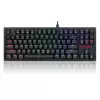 RGB безжична/USB механична геймърска клавиатура Redragon Karma K598P-KBS blue switches