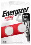 Бутонна батерия литиева  CR2450 3V 2 бр. в блистер / цена за 2 бр./ ENERGIZER