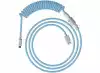 Кабел за клавиатура HyperX Coiled Cable USB-C Light Blue-White