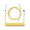Кабел за клавиатура Keychron Coiled Aviator Yellow