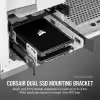 Скоби за монтиране Corsair HDD/SSD Mounting Kit - Dual 2.5" to 3.5", White