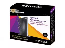 NETGEAR EX7000-100PES Nighthawk AC1900 WLAN Range Extender - 5 Ports 1900Mbit/s USB 3.0 - black