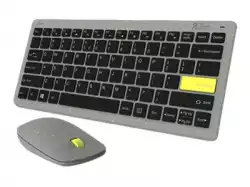 ACER VERO COMBO SET ANTIMICROBIAL Keyboard and MACARON MOUSE GRAY RETAIL PACK