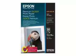 EPSON S042154 Premium glossy photo paper inkjet 255g/m2 130x180mm 30 sheets 1-pack
