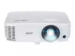 Acer Projector P1357Wi, DLP, WXGA(1280x800), 4800 ANSI Lumens, 20000:1, 1.3x, 3D ready, VGA in/out, 2xHDMI, RCA, Audio in/out, USB type A (5V/1A), Wireless dongle included, Speaker 1x10W, RS232,  Lamp life up to 15000h, Auto Keystone, Bag, 2.4kg, White