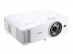Acer Projector S1386WHn, DLP, Short Throw, WXGA (1280x800), 3600 ANSI Lumens, 20000:1, 3D, HDMI, VGA, LAN, RCA, Audio in, Audio out, VGA out, DC Out (5V/1A, USB-A), Speaker 16W, Bluelight Shield, 3.1kg, White