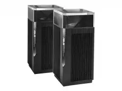 Asus Mesh WiFi system, ZenWiFi Pro XT12 2PK, AX11000, Tri-Band, coverage up to 550m2, Quad-Core 2.0GHz CPU, 256MB/1GB Flash/RAM, 2.5G dual-port, AiProtection Pro, Adaptive QoS, VPN server/client, IPTV, OFDMA, Beamforming, Link Aggregation, AiMesh, Black