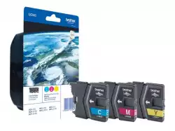 BROTHER LC-985 ink cartridge cyan magenta and yellow standard capacity 3 x 260 pages 3-pack blister without alarm