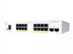 Cisco Catalyst 1000 16port GE, POE, Ext PS, 2x1G SFP