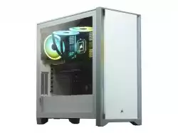 CORSAIR 4000D Tempered Glass Mid-Tower ATX Case — White